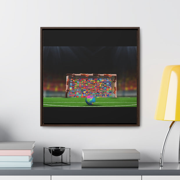 World Goals: Gallery Canvas Wraps, Square Frame