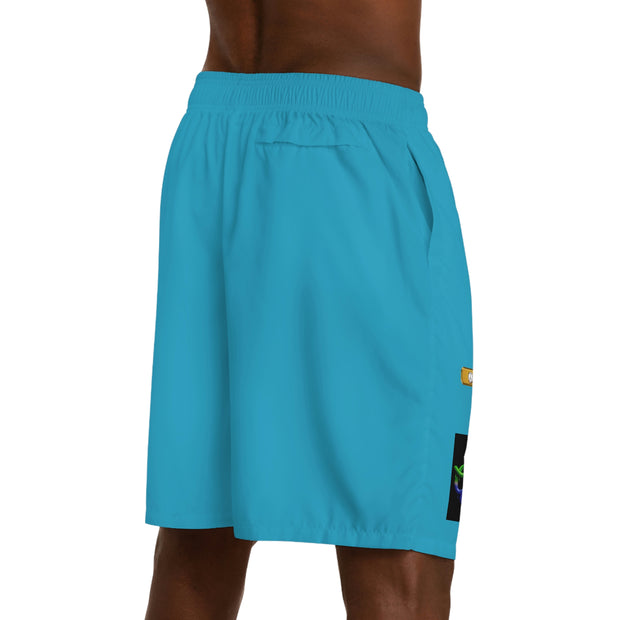 Sky Blue: Jogger Shorts (AOP)