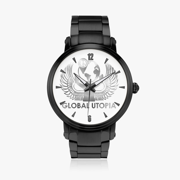GLOBAL UTOPIA PRESIDENTIAL: 213. New Steel Strap Automatic Watch (With Indicators)