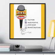 Tone of Life: Gallery Canvas Wraps, Square Frame