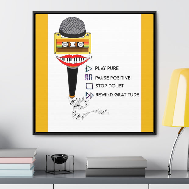 Tone of Life: Gallery Canvas Wraps, Square Frame