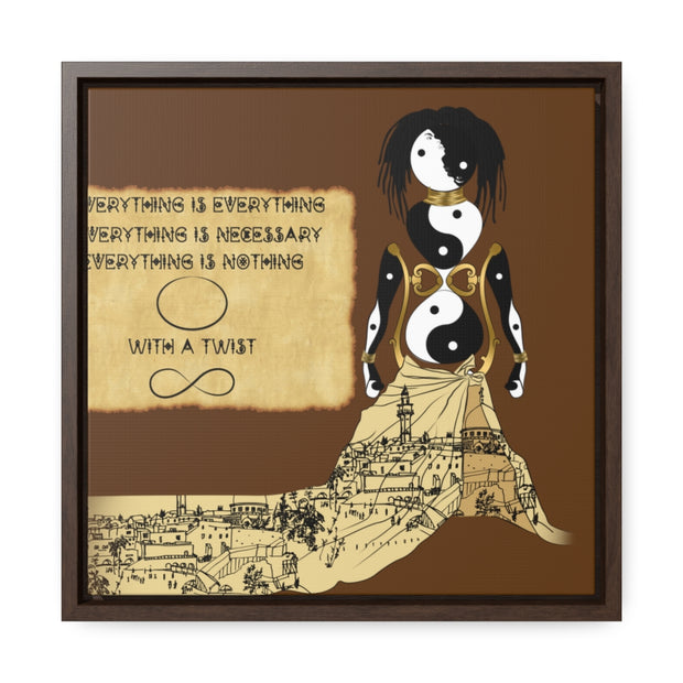 Miseducation of Everything: Gallery Canvas Wraps, Square Frame