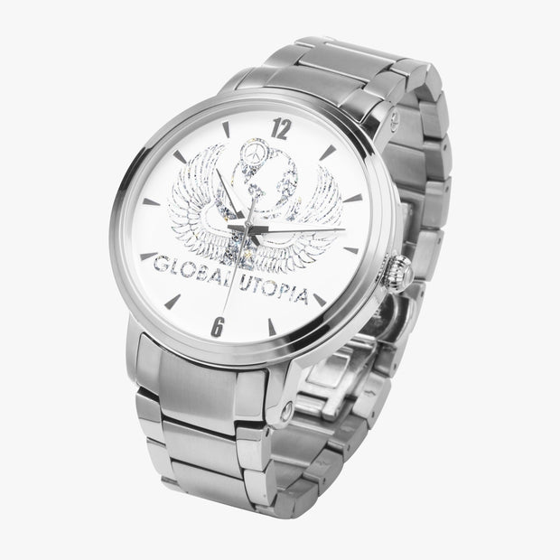 213. New Steel Strap Automatic Watch (With Indicators)