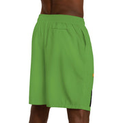 GLOBAL UTOPIA GREEN: Men's Jogger Shorts (AOP)