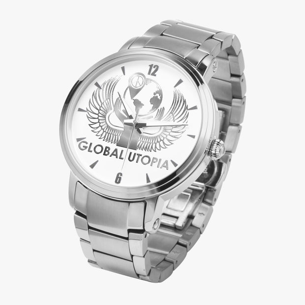 GLOBAL UTOPIA PRESIDENTIAL: 213. New Steel Strap Automatic Watch (With Indicators)