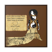 Miseducation of Everything: Gallery Canvas Wraps, Square Frame