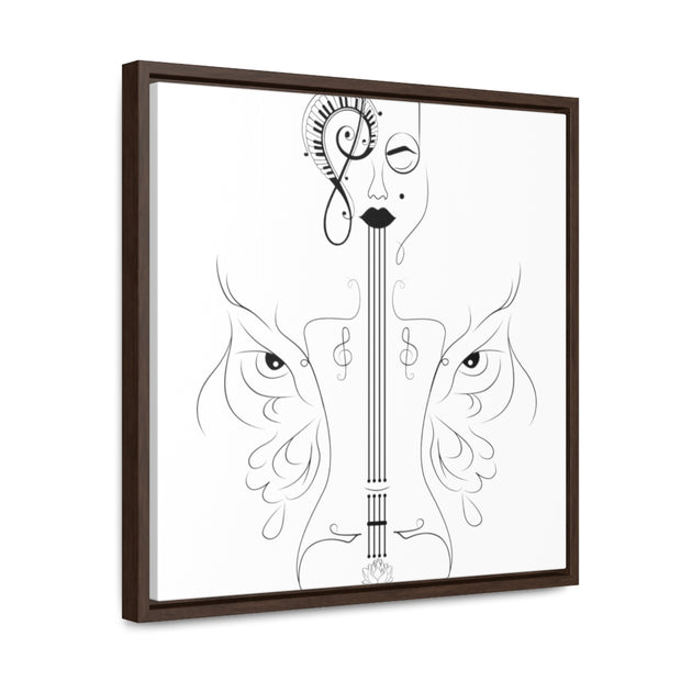 Viola: Gallery Canvas Wraps, Square Frame