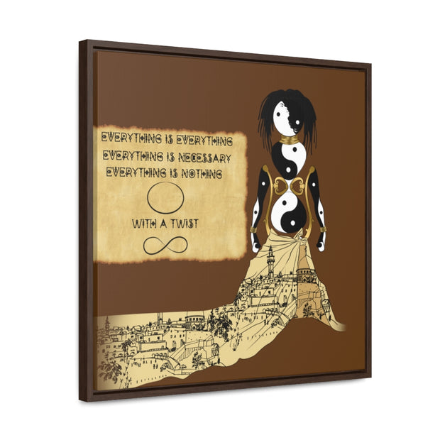 Miseducation of Everything: Gallery Canvas Wraps, Square Frame