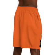 GLOBAL UTOPIA ORANGE: Jogger Shorts (AOP)