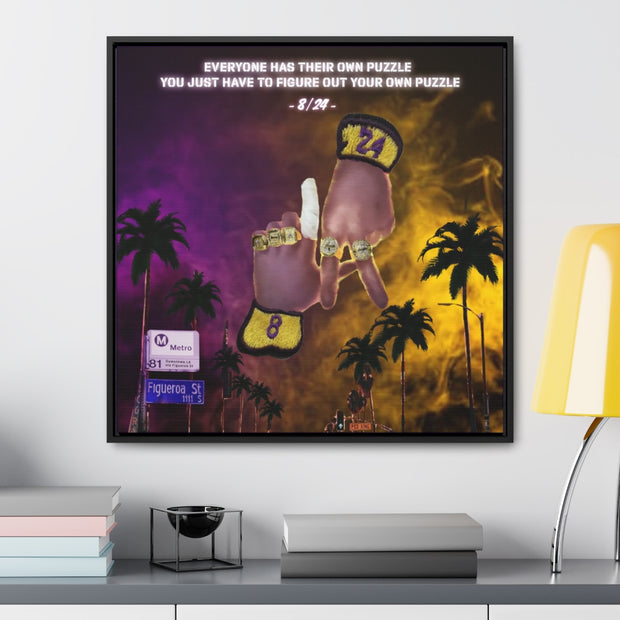 24/8 Mentality. Gallery Canvas Wraps, Square Frame