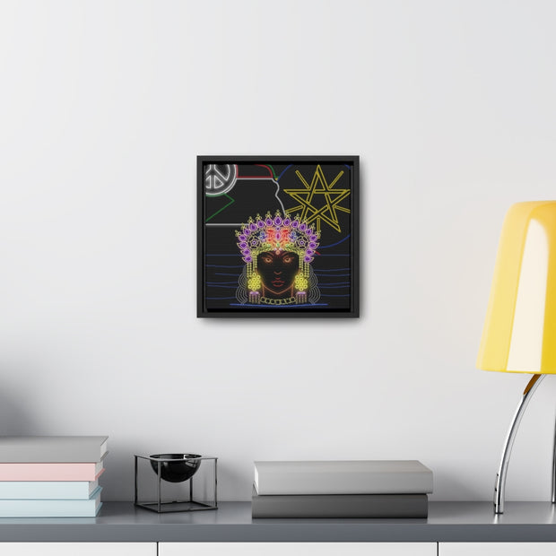 Condem or Con Dam: Gallery Canvas Wraps, Square Frame