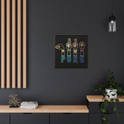 Pure: Gallery Canvas Wraps, Square Frame
