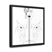 Viola: Gallery Canvas Wraps, Square Frame