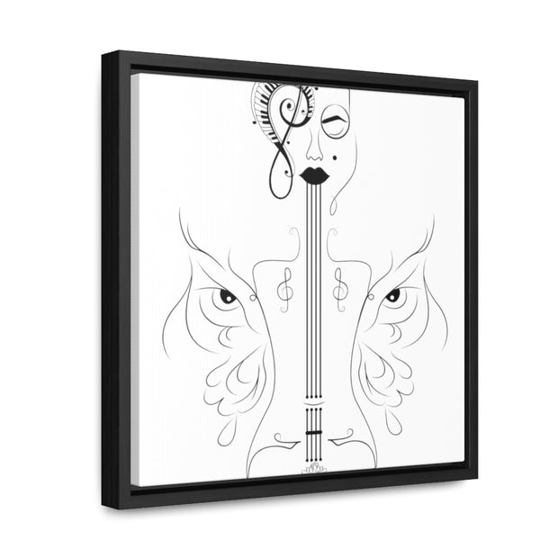 Viola: Gallery Canvas Wraps, Square Frame