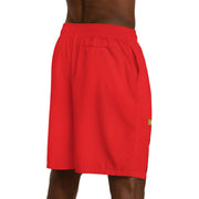 GLOBAL UTOPIA RED:  Jogger Shorts (AOP)