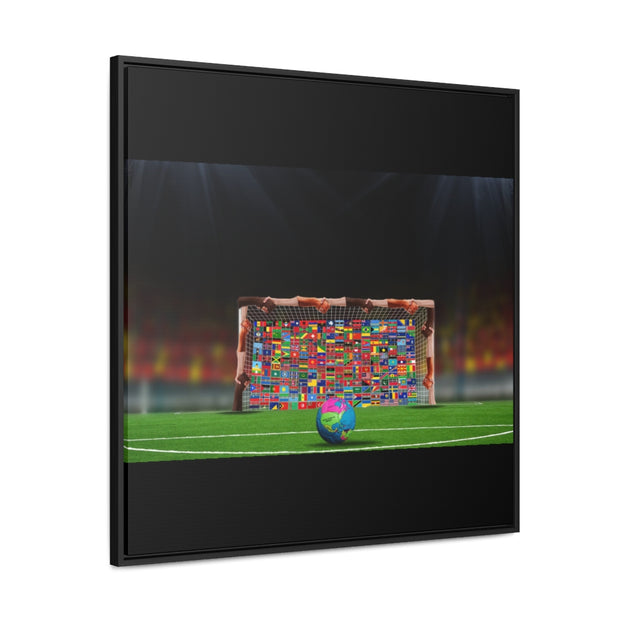World Goals: Gallery Canvas Wraps, Square Frame
