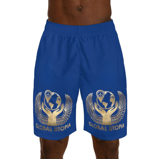 GLOBAL UTOPIA LOGO:Jogger Shorts (AOP)