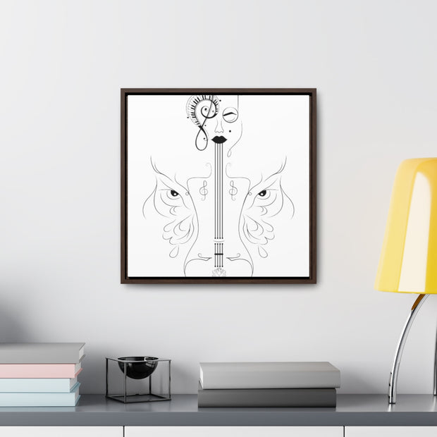 Viola: Gallery Canvas Wraps, Square Frame