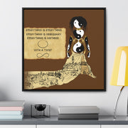 Miseducation of Everything: Gallery Canvas Wraps, Square Frame