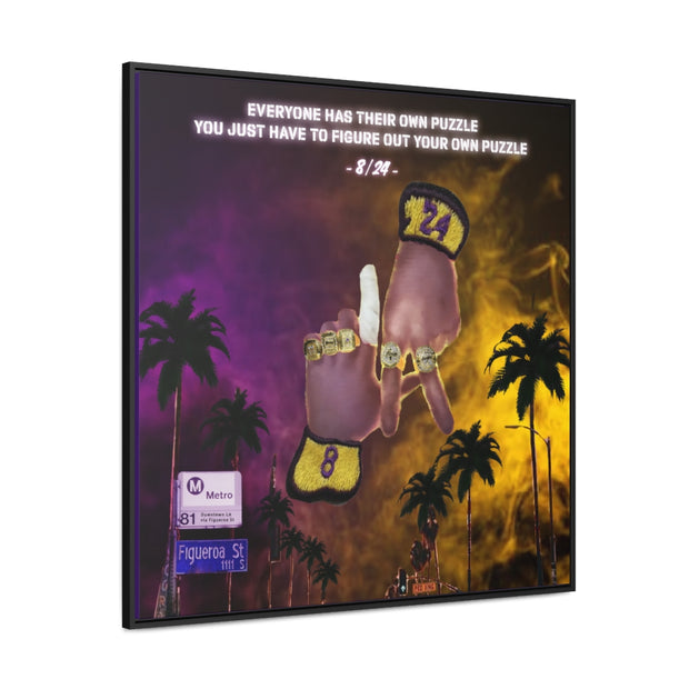 24/8 Mentality. Gallery Canvas Wraps, Square Frame