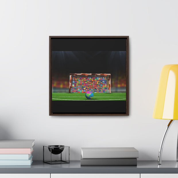 World Goals: Gallery Canvas Wraps, Square Frame
