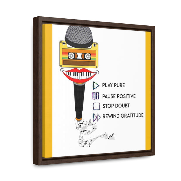 Tone of Life: Gallery Canvas Wraps, Square Frame