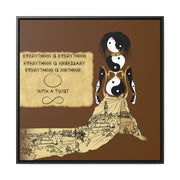 Miseducation of Everything: Gallery Canvas Wraps, Square Frame