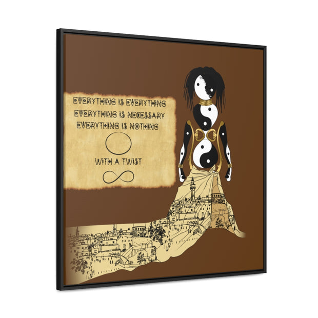 Miseducation of Everything: Gallery Canvas Wraps, Square Frame