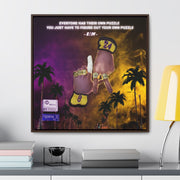 24/8 Mentality. Gallery Canvas Wraps, Square Frame