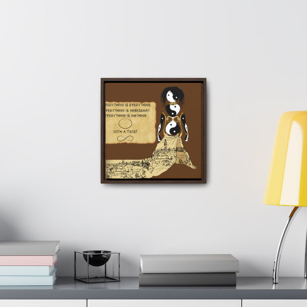 Miseducation of Everything: Gallery Canvas Wraps, Square Frame