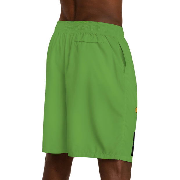 GLOBAL UTOPIA GREEN: Men's Jogger Shorts (AOP)