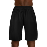 GLOBAL UTOPIA BLACK: Jogger Shorts (AOP)
