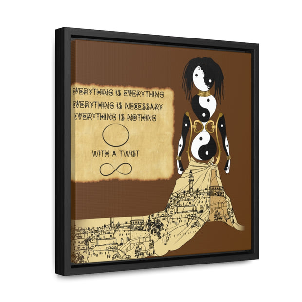 Miseducation of Everything: Gallery Canvas Wraps, Square Frame