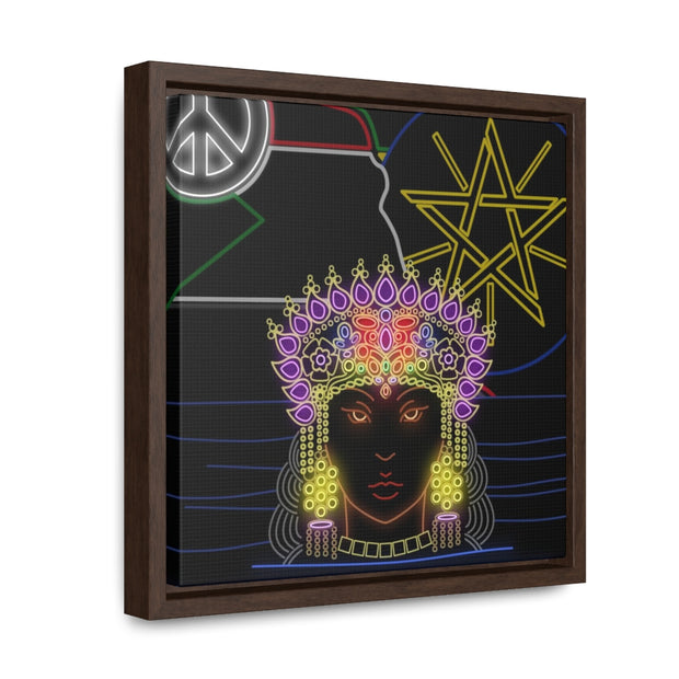 Condem or Con Dam: Gallery Canvas Wraps, Square Frame