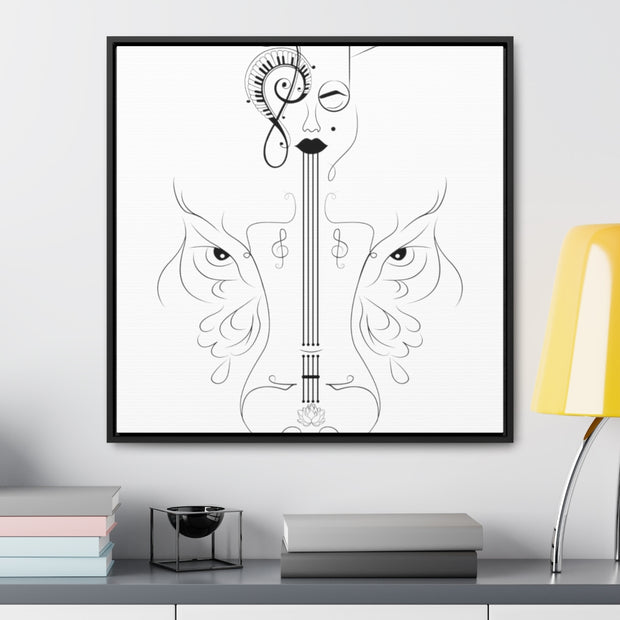 Viola: Gallery Canvas Wraps, Square Frame