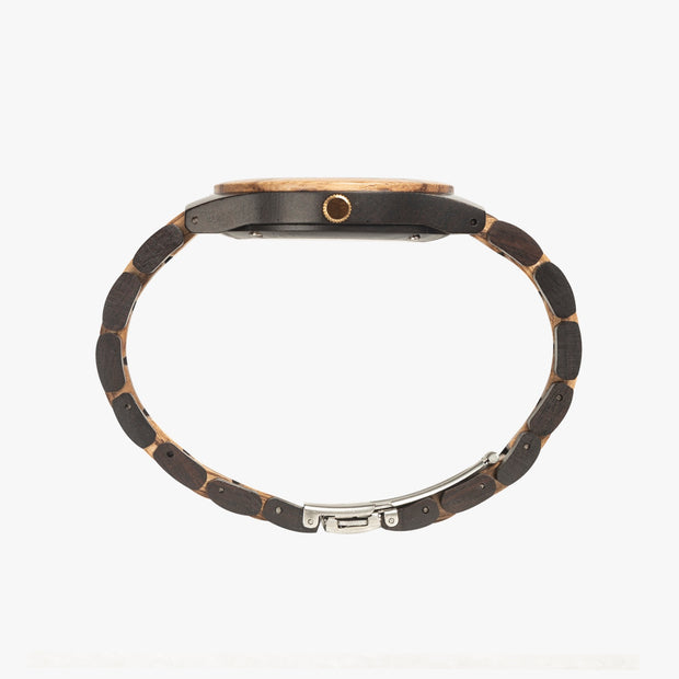 GLOBAL UTOPIA SOUL GRAIN EDT: 207. Indian Ebony Wooden Watch