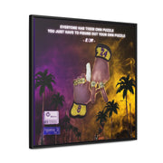 24/8 Mentality. Gallery Canvas Wraps, Square Frame