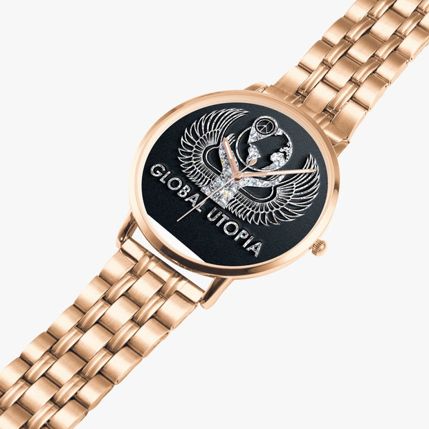 GLOBAL UTOPIA TINTED: 273. Instafamous Steel Strap Quartz watch
