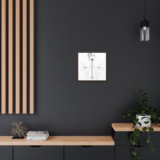 Viola: Gallery Canvas Wraps, Square Frame