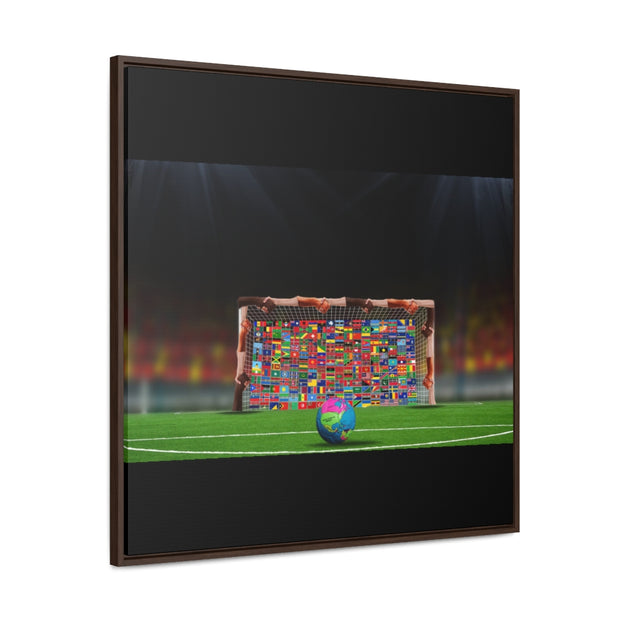 World Goals: Gallery Canvas Wraps, Square Frame