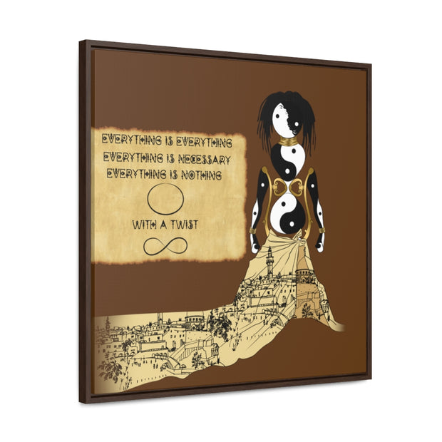Miseducation of Everything: Gallery Canvas Wraps, Square Frame