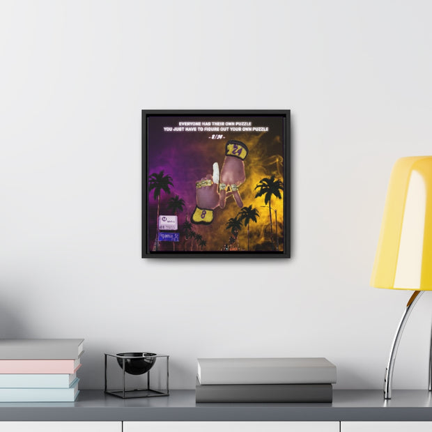 24/8 Mentality. Gallery Canvas Wraps, Square Frame