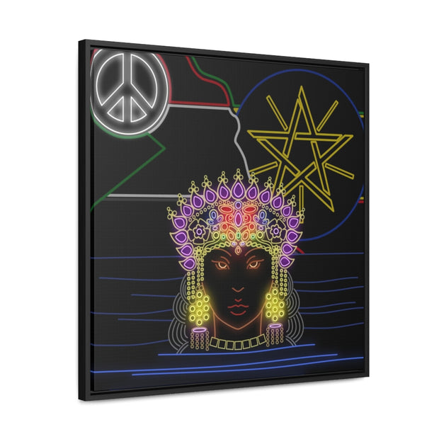 Condem or Con Dam: Gallery Canvas Wraps, Square Frame