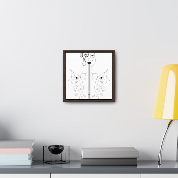 Viola: Gallery Canvas Wraps, Square Frame