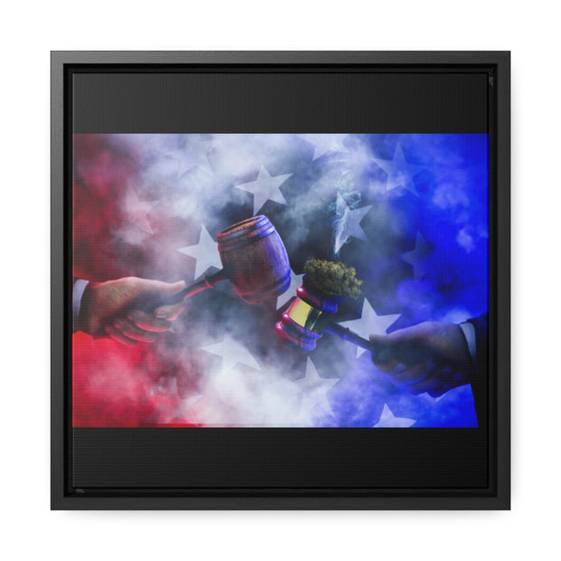 When: Gallery Canvas Wraps, Square Frame