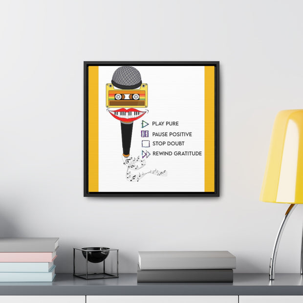 Tone of Life: Gallery Canvas Wraps, Square Frame