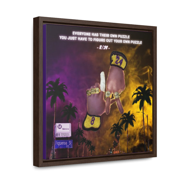 24/8 Mentality. Gallery Canvas Wraps, Square Frame
