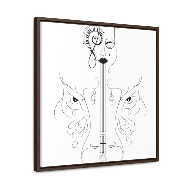 Viola: Gallery Canvas Wraps, Square Frame