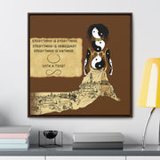 Miseducation of Everything: Gallery Canvas Wraps, Square Frame