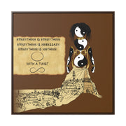 Miseducation of Everything: Gallery Canvas Wraps, Square Frame